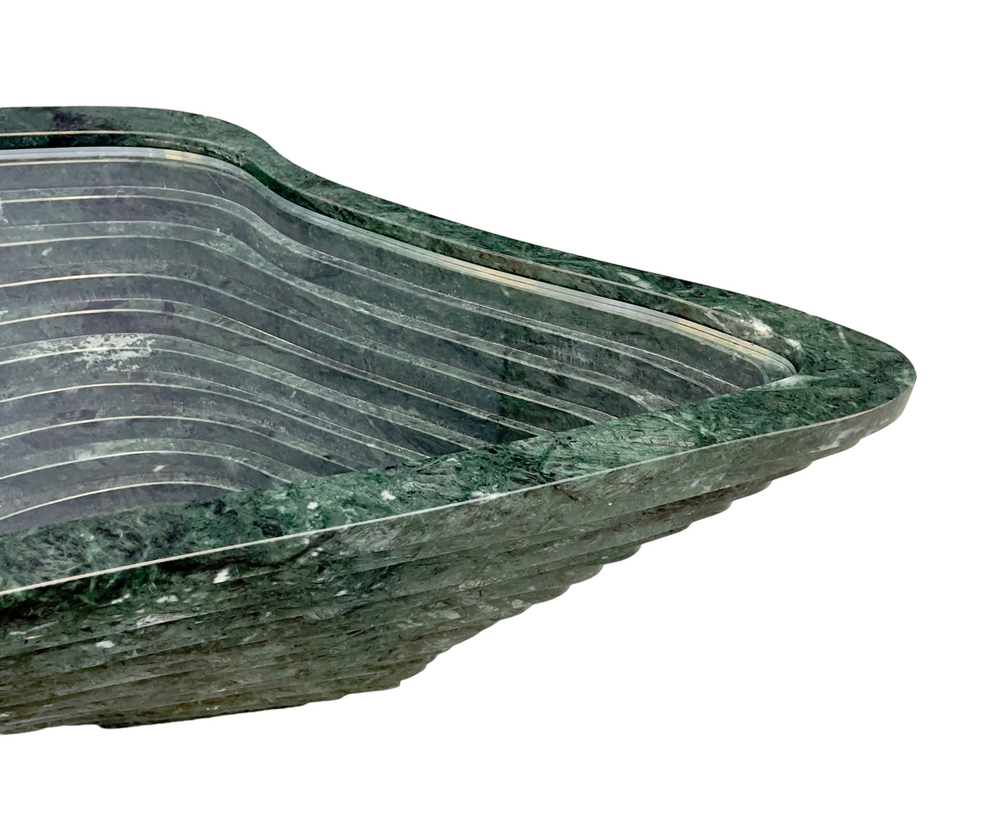 Angelo Mangiarotti (attr.) Marble coffee table, 1980s