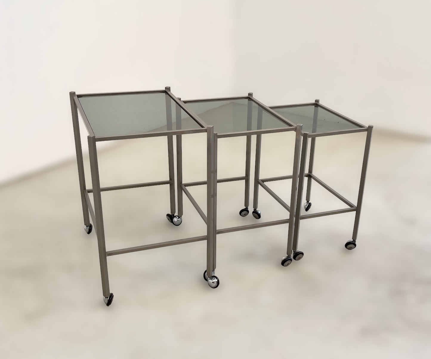 Three coffee tables Saporiti (attr.), 1970s