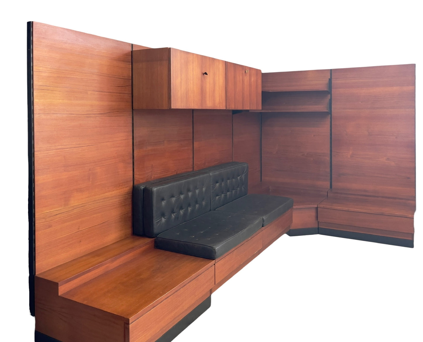 Corner bookcase, Swiss Form, 1960s