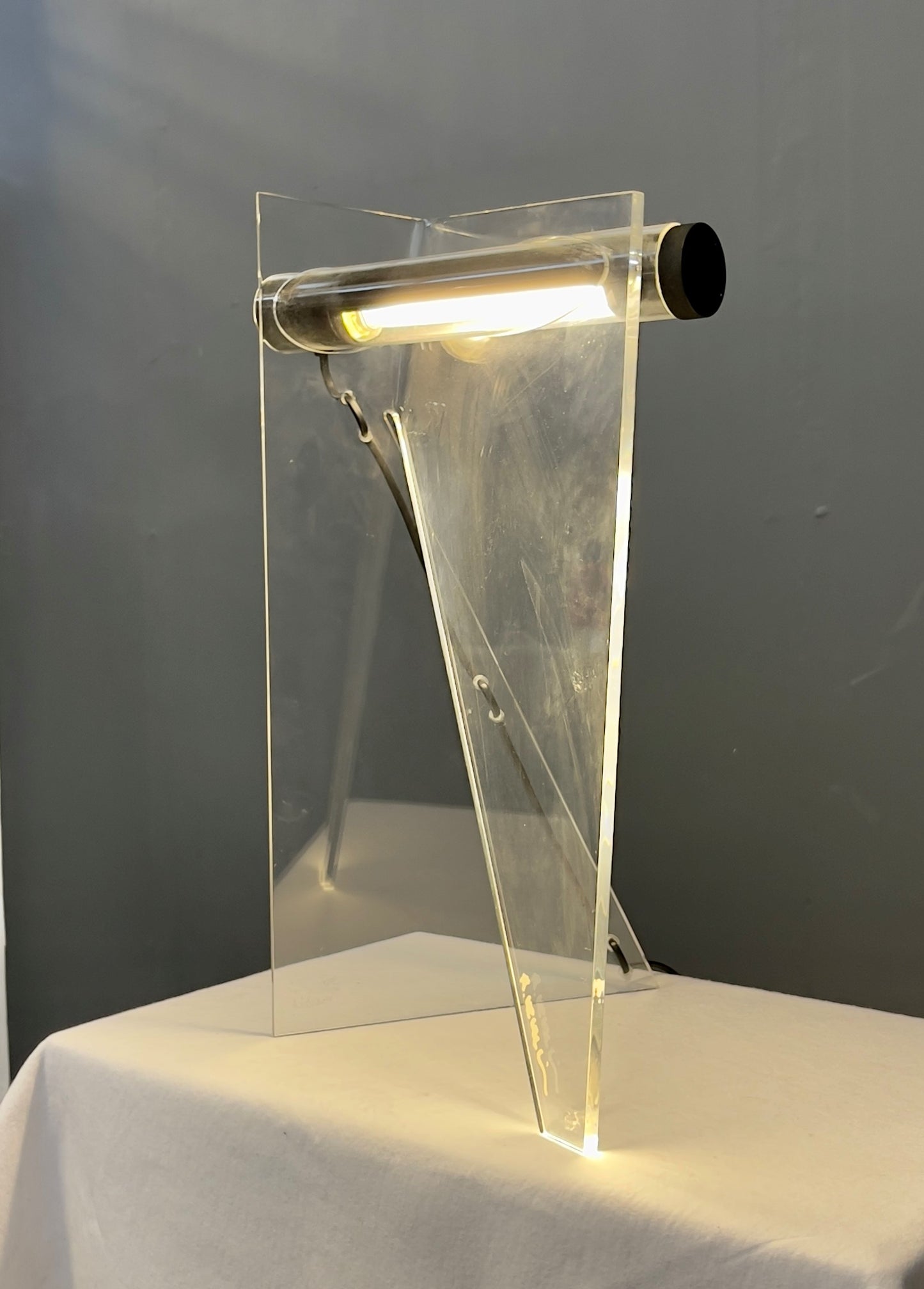 Rare Table lamp by Theodor Neumaier for Lamperti