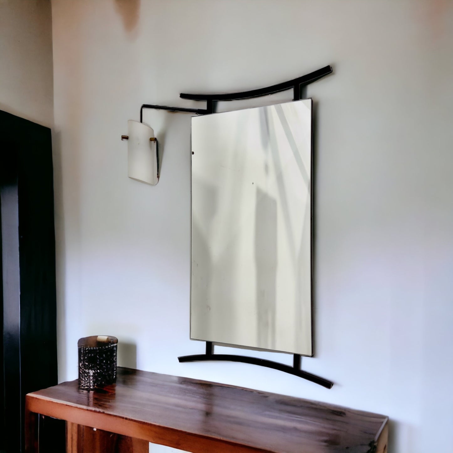 Santambrogio De Berti, Mirror with lamp (attr.)