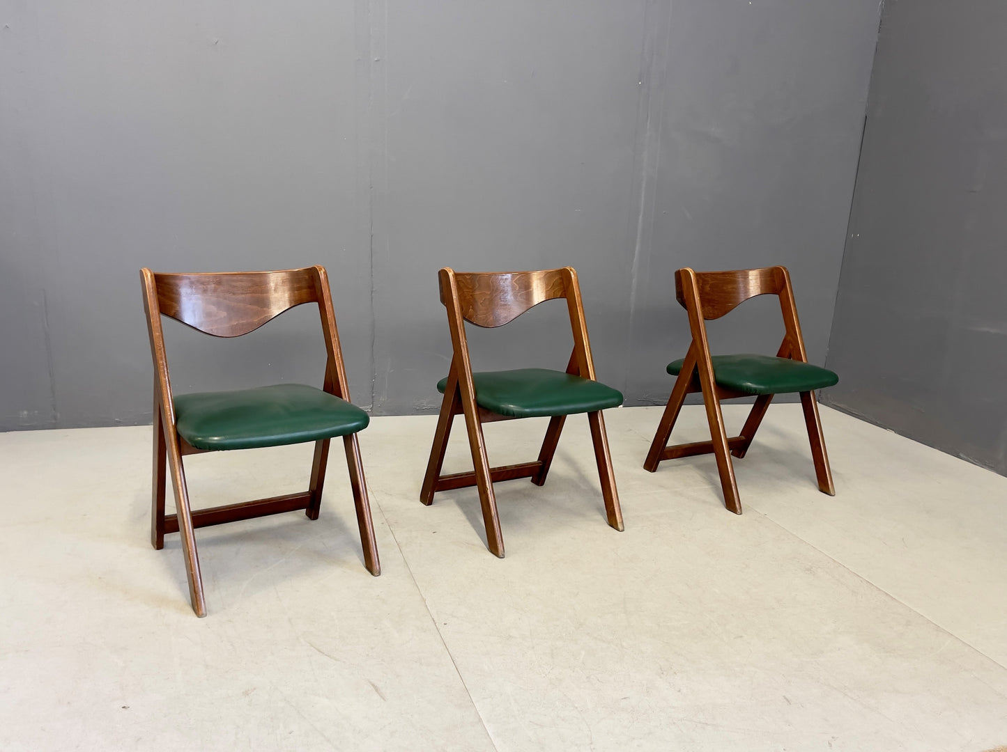 Vintage Chairs, Set of 3, 1960s