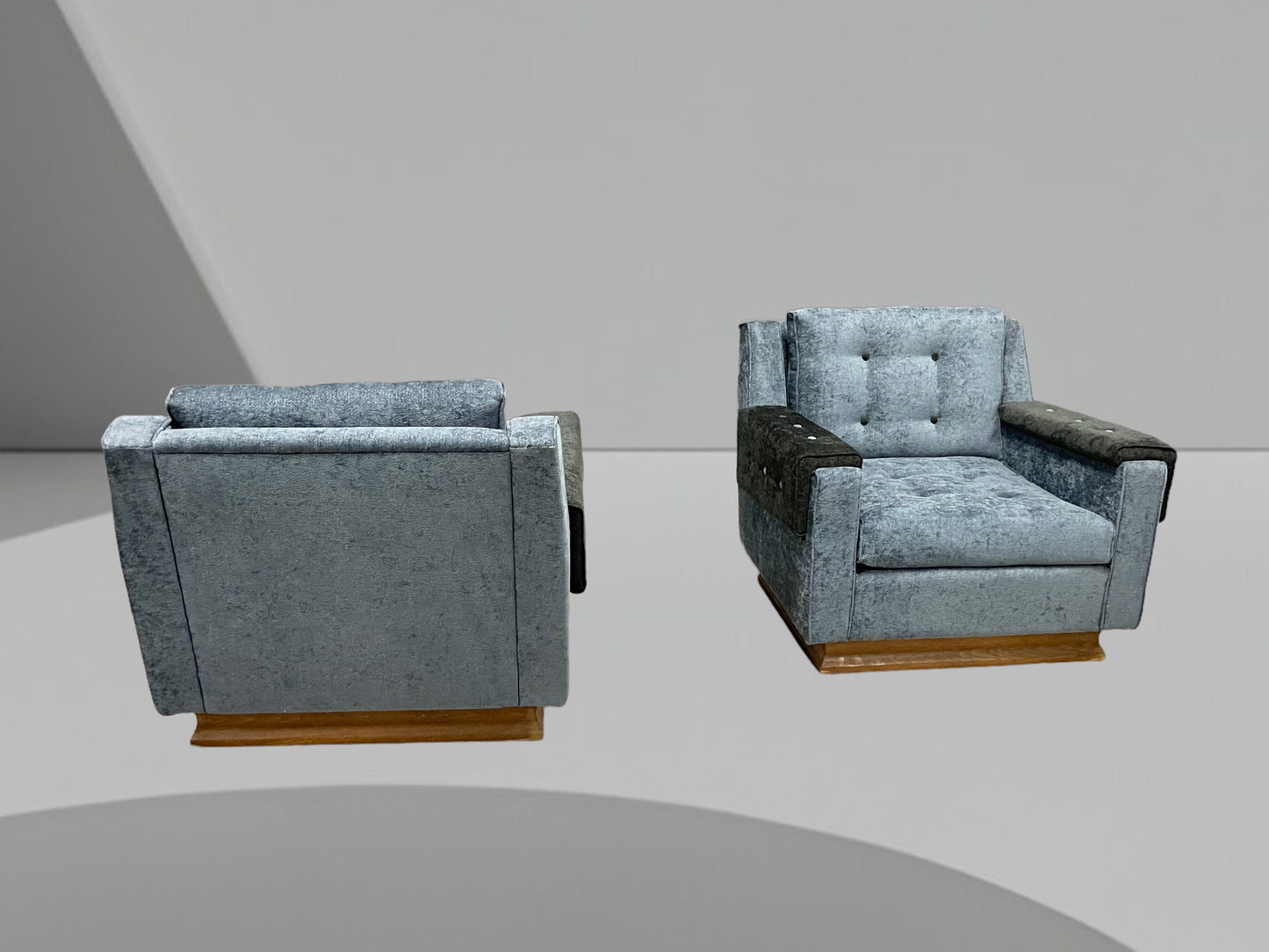 Pair of Italian Armchairs Attr. Pierluigi Colli, 1950s