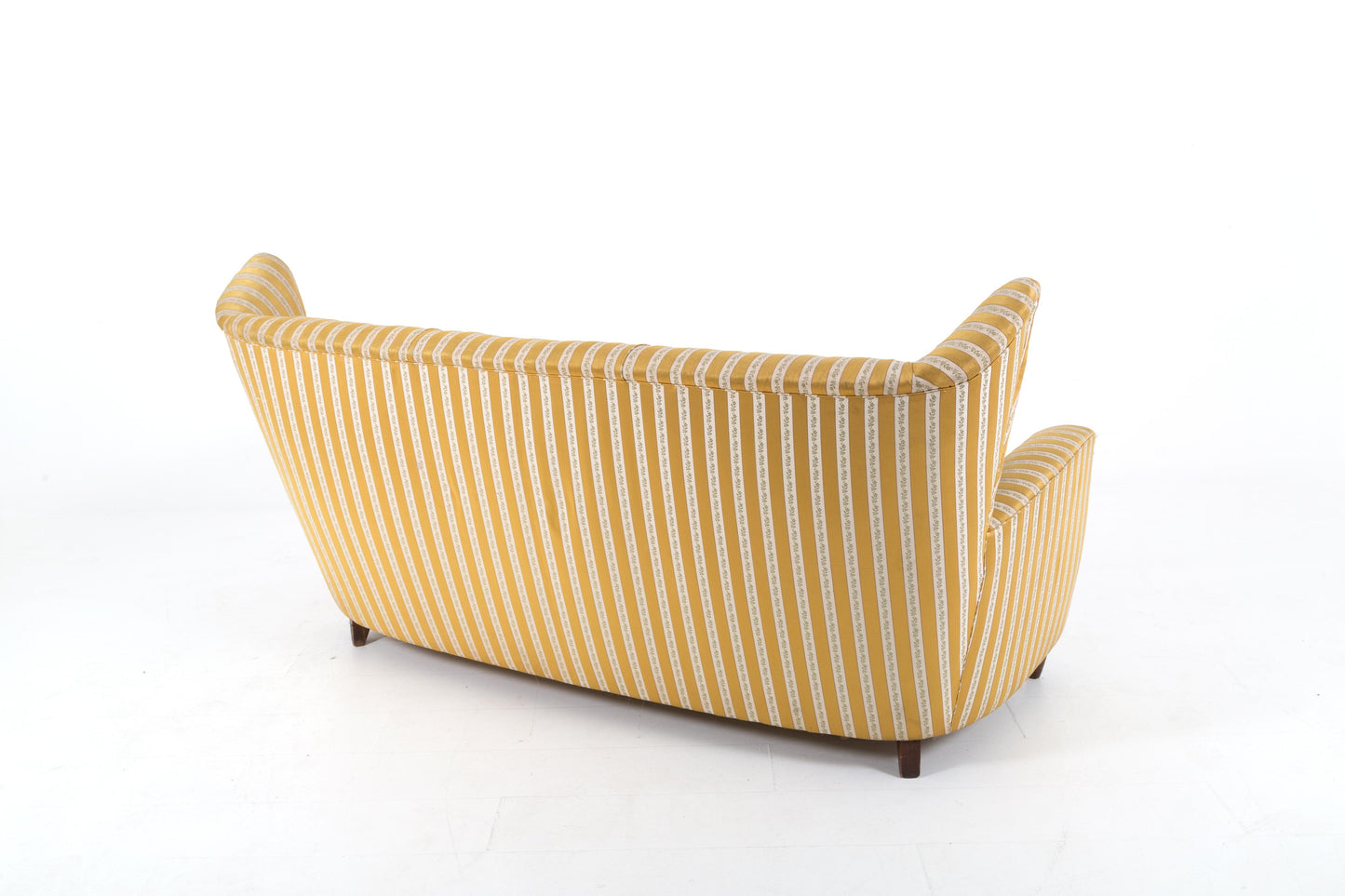 PAOLO BUFFA. Three seater sofa in original fabric, 1950s