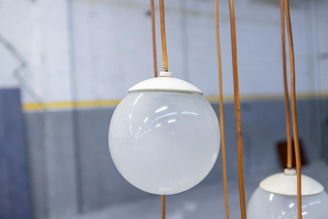Large ceiling lamp by Gino Sarfatti ARTELUCE , 1958