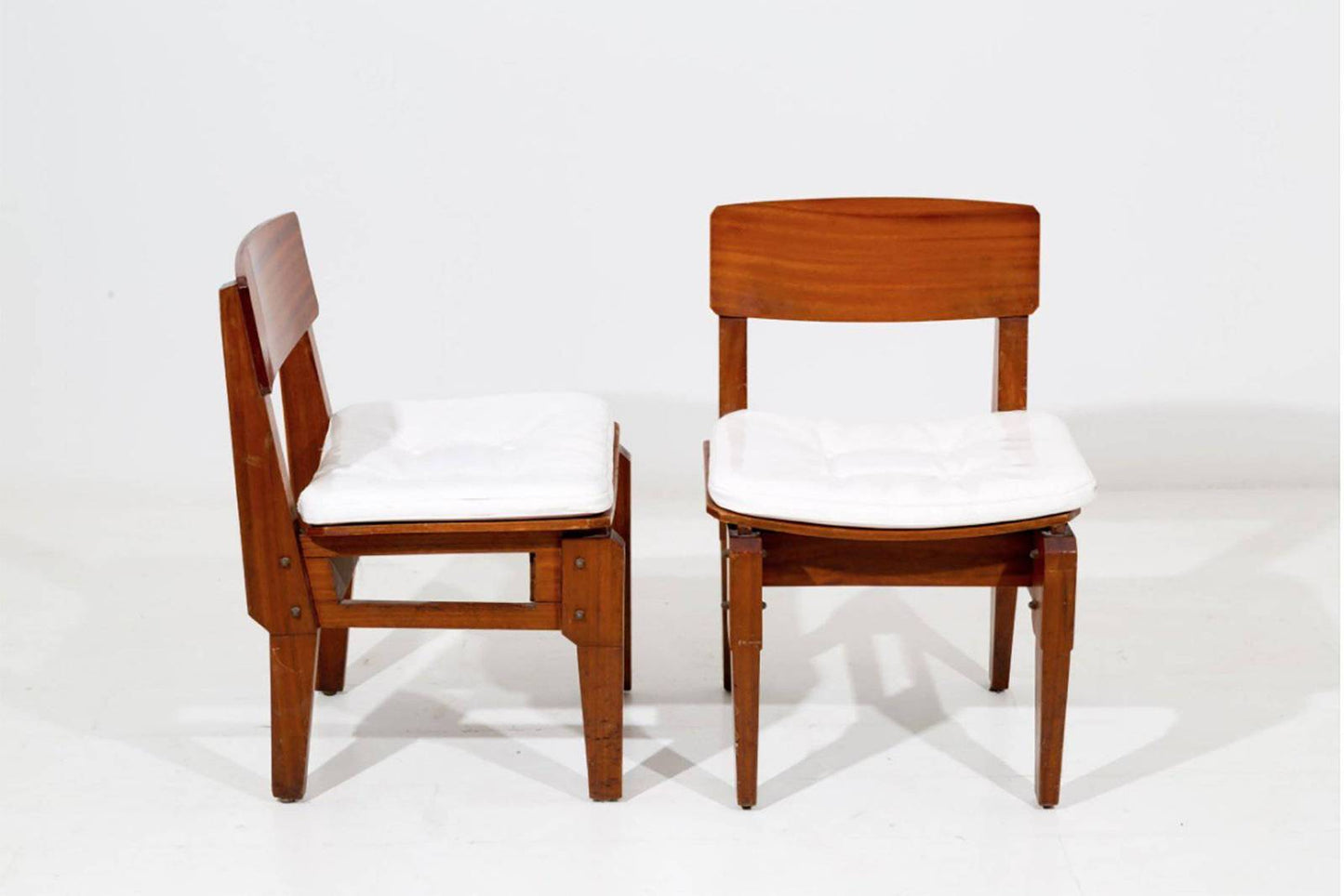 Six Chairs by Vito Sangiradi for Pallante store Bari, 1950s