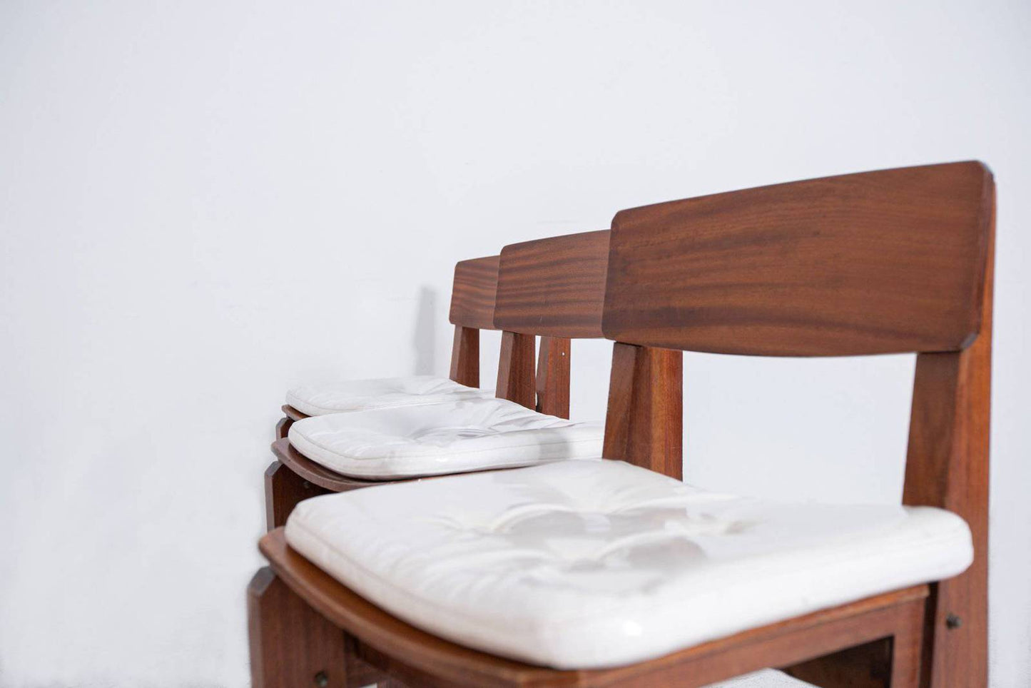 Six Chairs by Vito Sangiradi for Pallante store Bari, 1950s