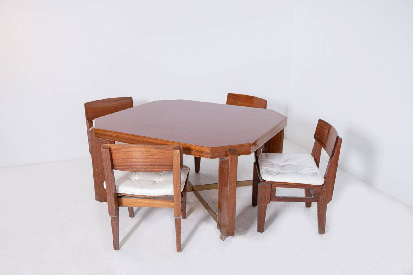Six Chairs by Vito Sangiradi for Pallante store Bari, 1950s