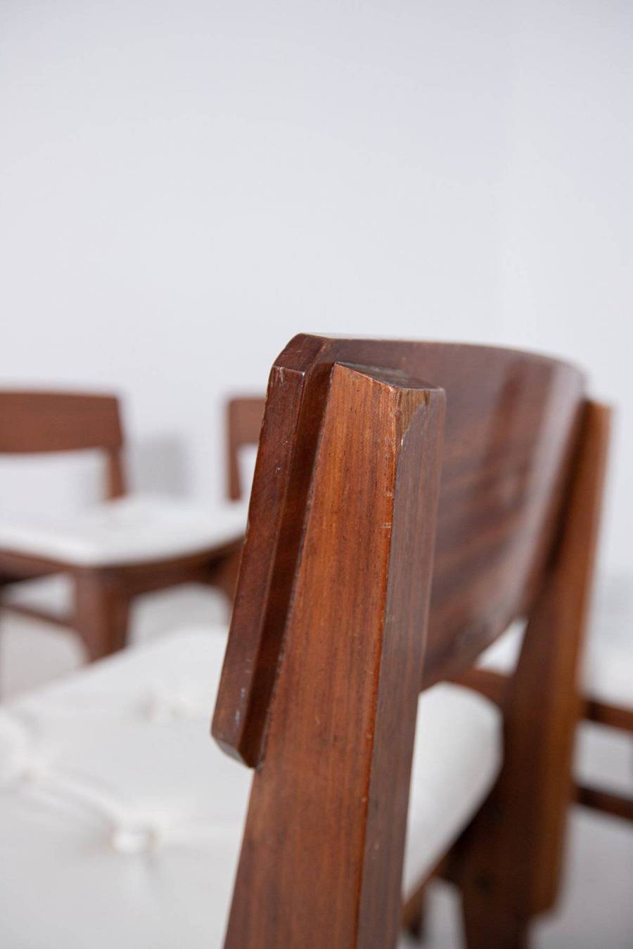 Six Chairs by Vito Sangiradi for Pallante store Bari, 1950s