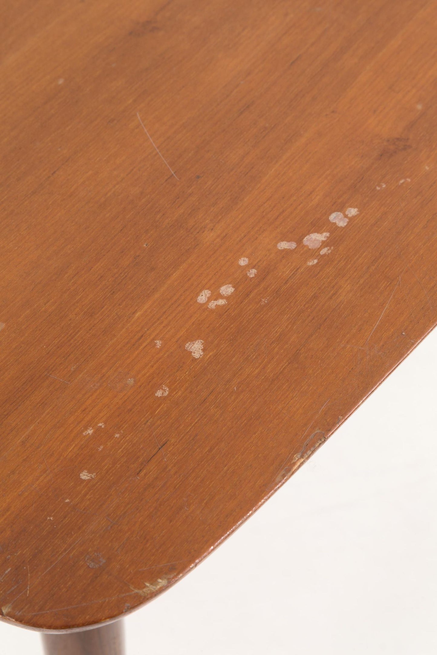 SILVIO CAVATORTA. Walnut table with veneered top, 60s