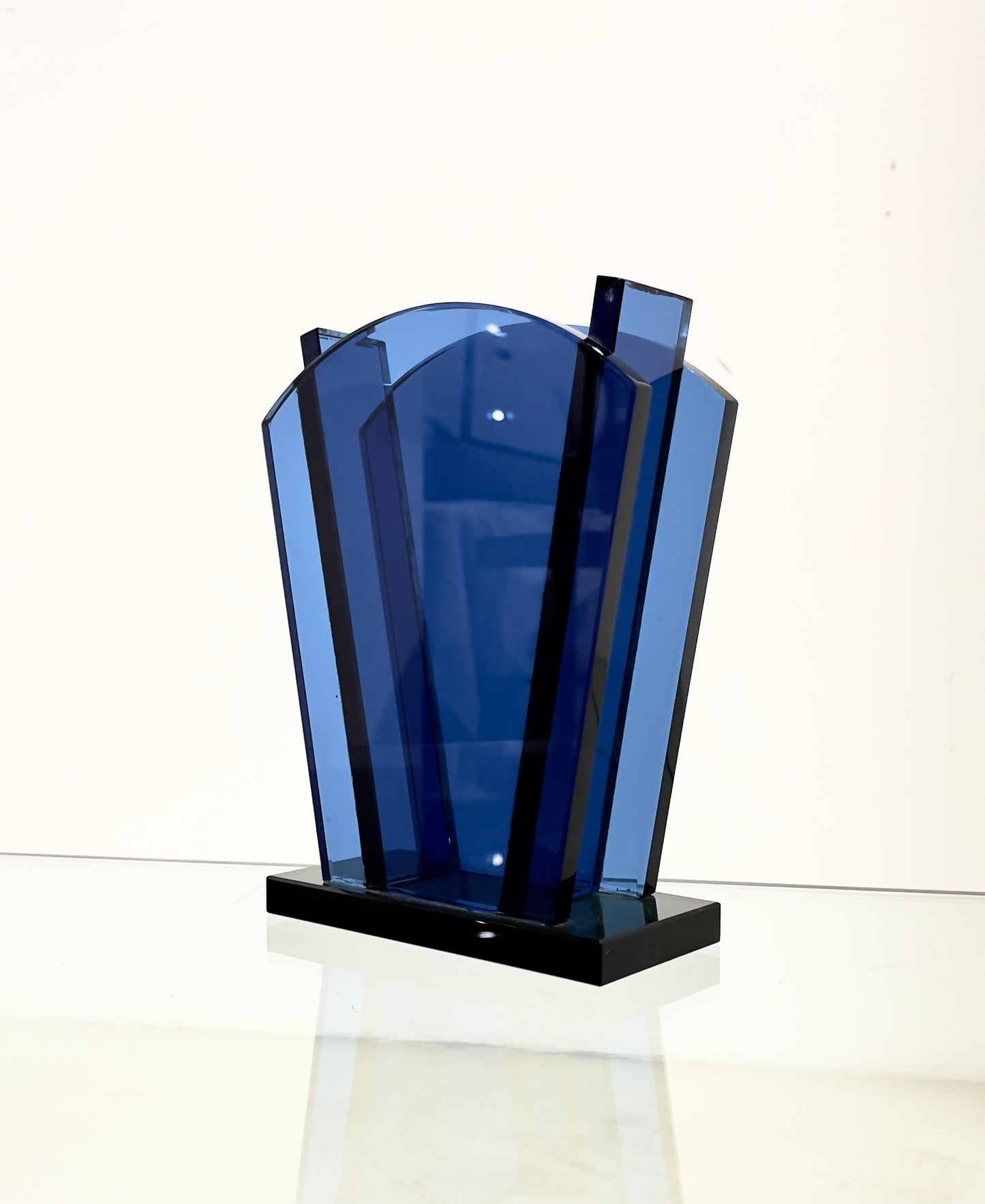 Ettore Sottsass for Fontana Arte Murano glass Vase, 1950s