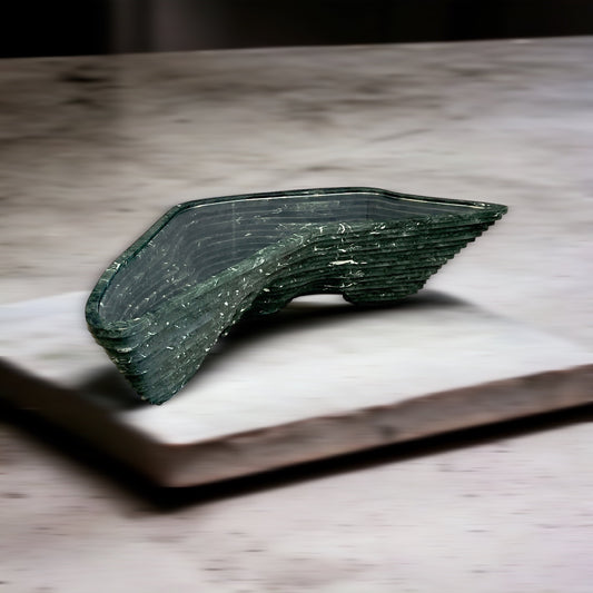 Angelo Mangiarotti (attr.) Marble coffee table, 1980s