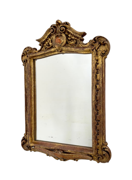 Antique Gold Leaf Mirror, 1700