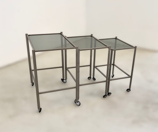 Three coffee tables Saporiti (attr.), 1970s