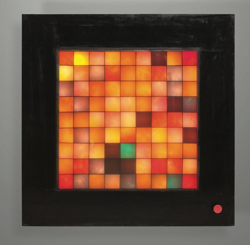 Kinetic light panel by Gaetano Pesce, 1963