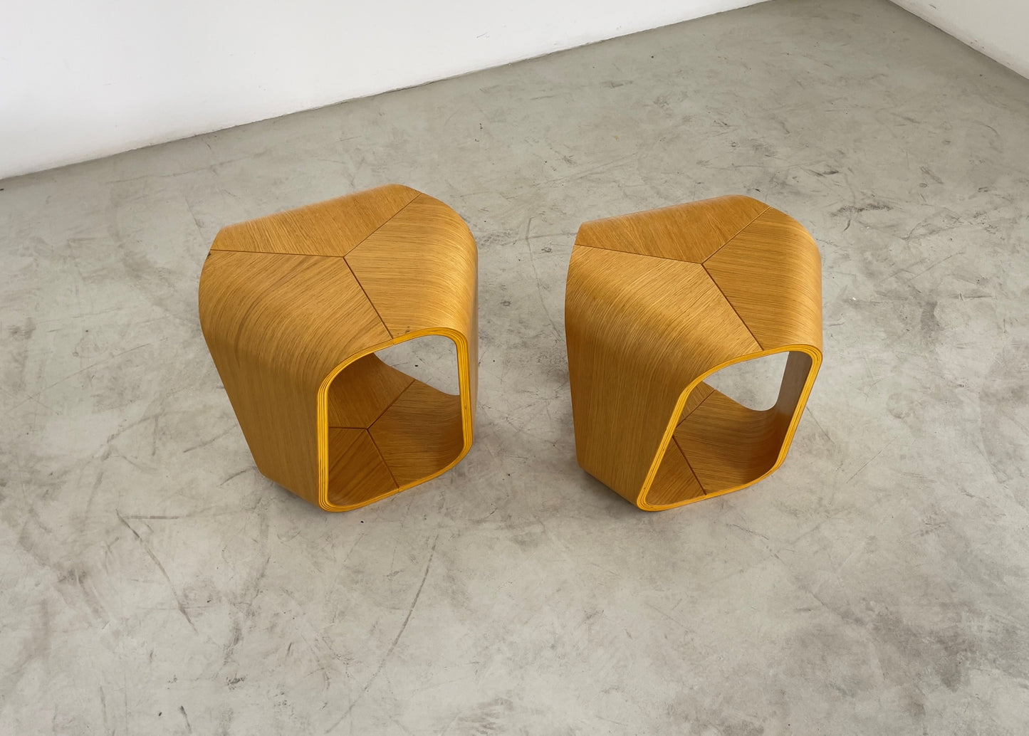 Pair Coffee Tables / Stools Model Infinity by Enrico Cesana for Busnelli, 1990s