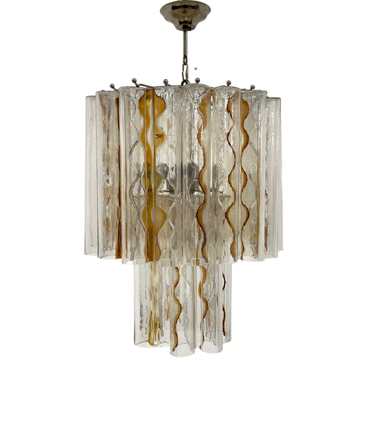 Chandelier by Toni Zuccheri for Ve-Art, 1970s