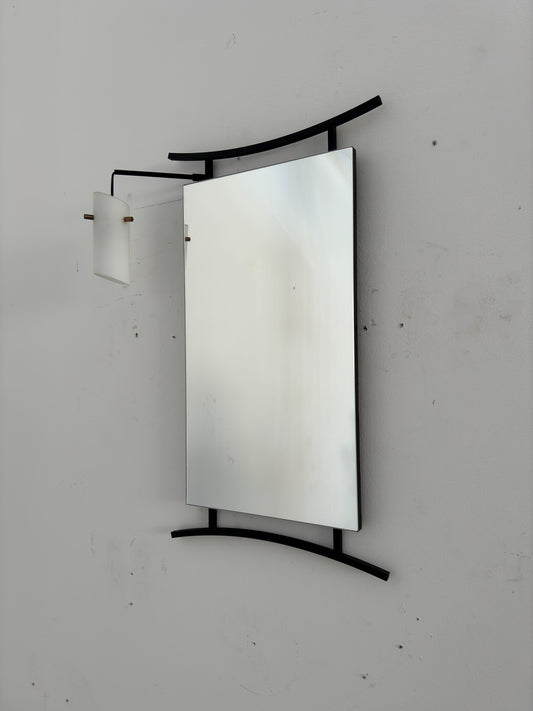 Santambrogio De Berti, Mirror with lamp (attr.)