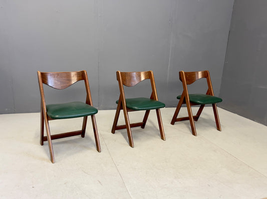 Vintage Chairs, Set of 3, 1960s