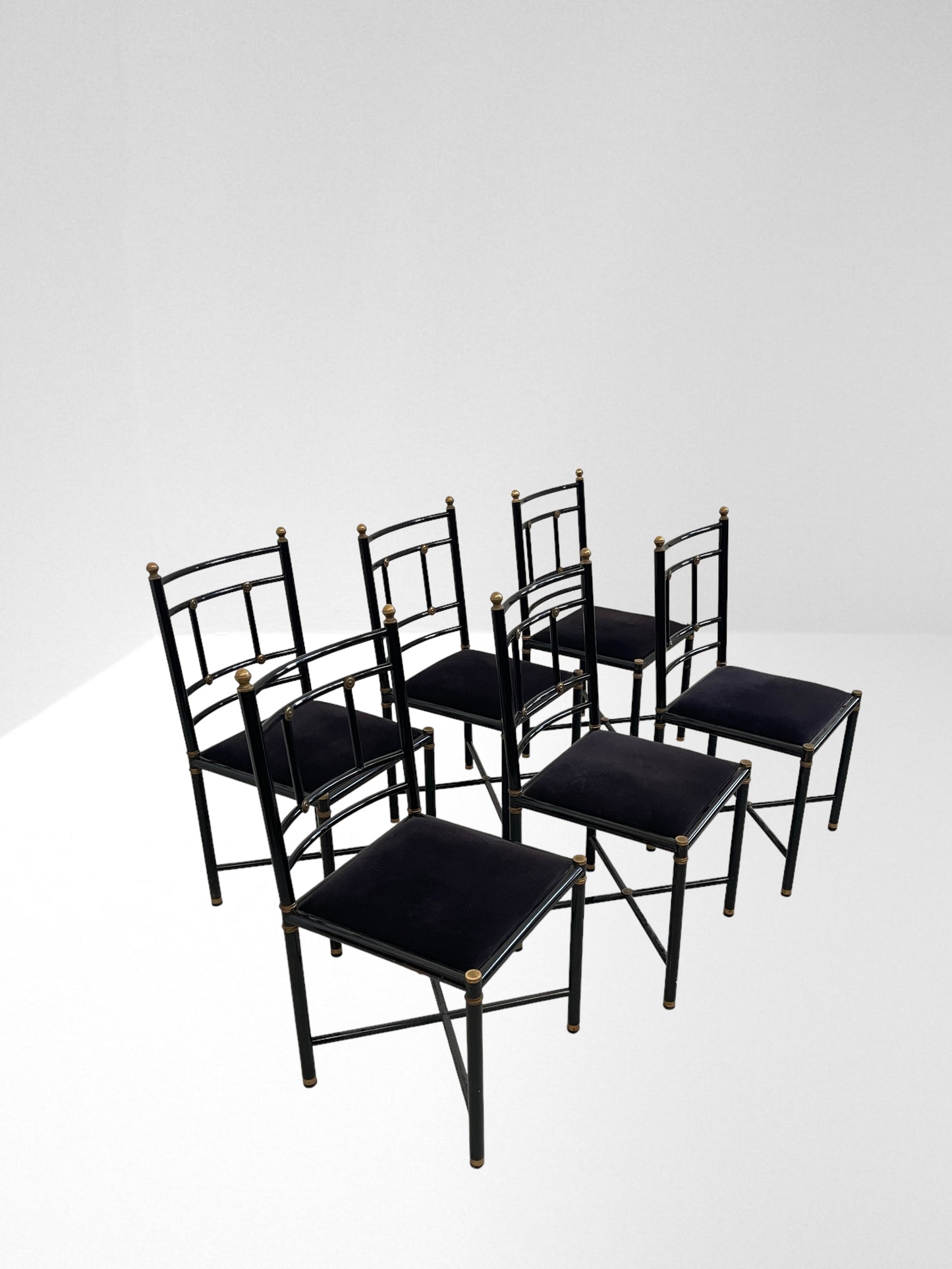 Set of six chairs, 1970s