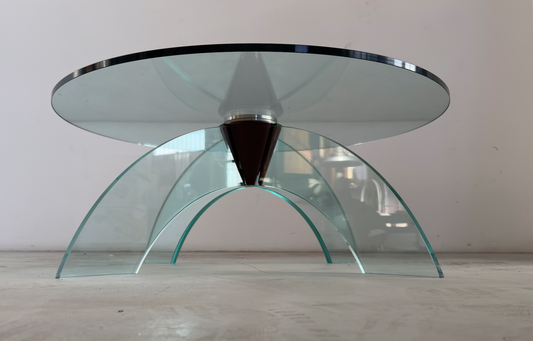 Coffee table, Italian manufacture. 1970s.