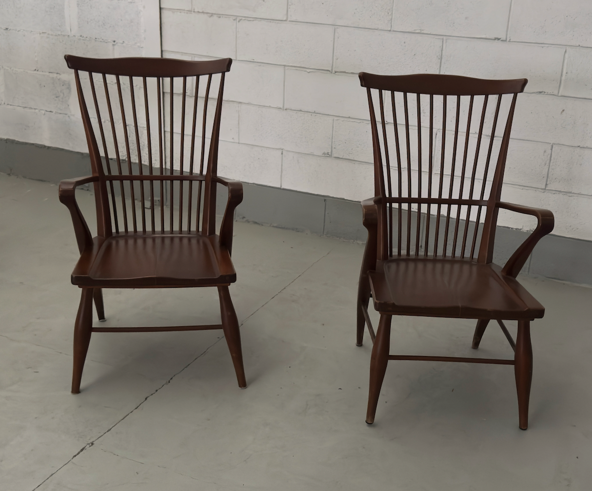 Maurizio Tempestini Pair of chairs, 1950s