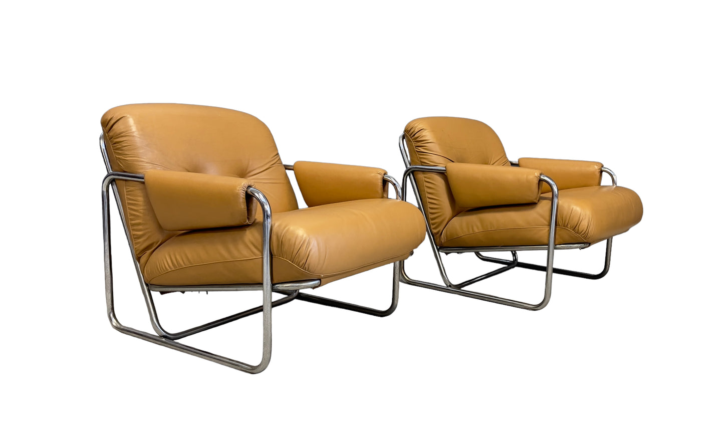Pair Armchairs by Guido Faleschini, 1970s
