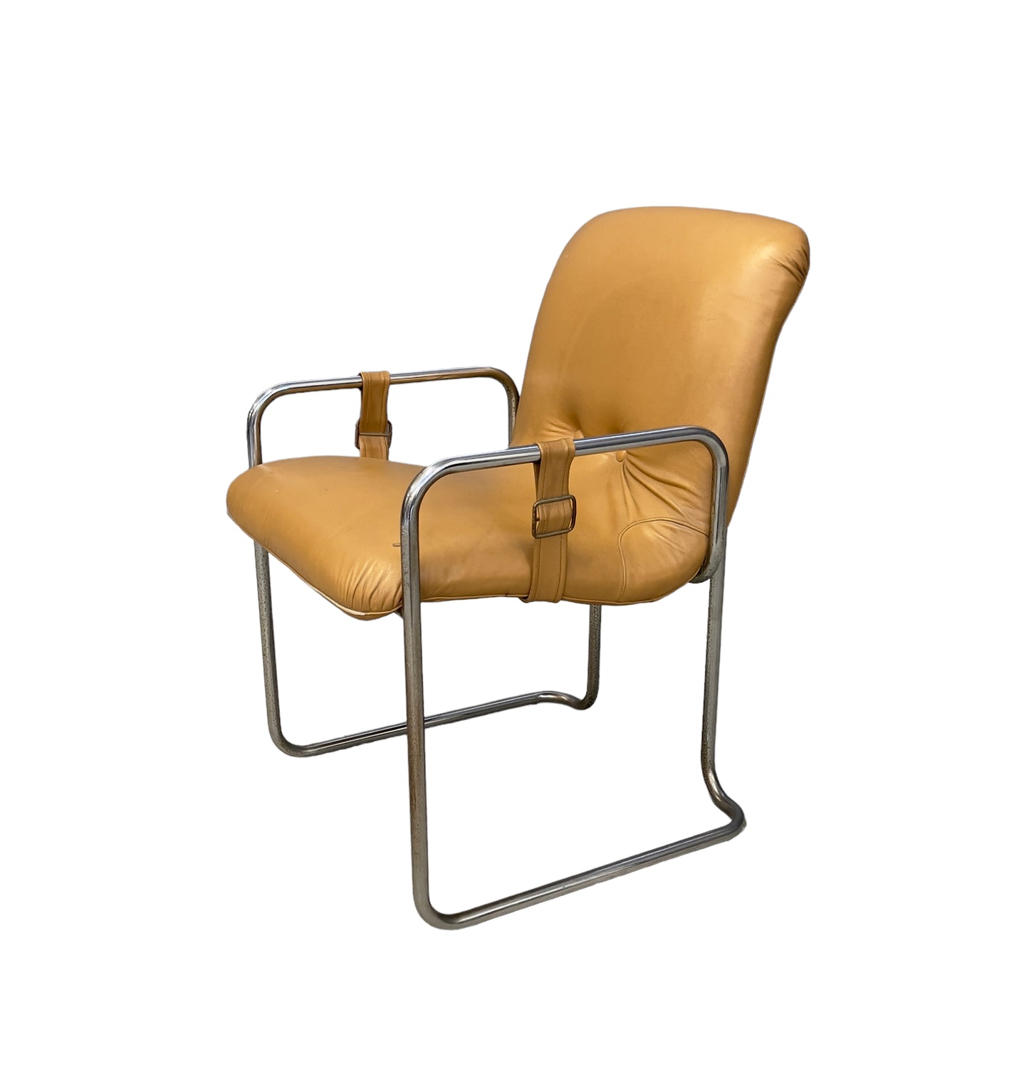 Leatherette Chair vy Guido Faleschini, 1970s