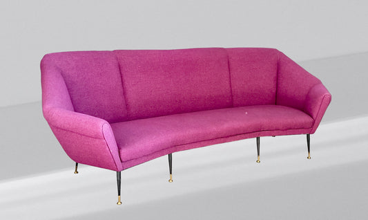 Four-seater Italian sofa,1950s