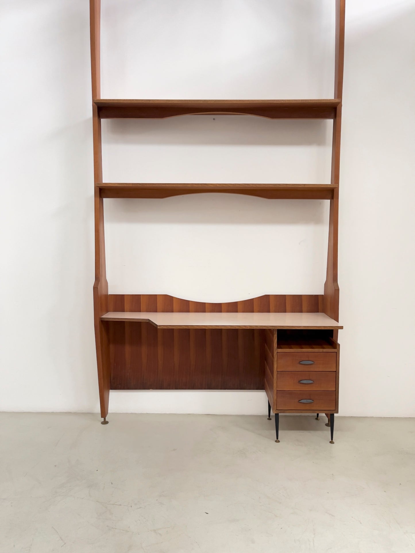 Italian Bookcase/desk with chair