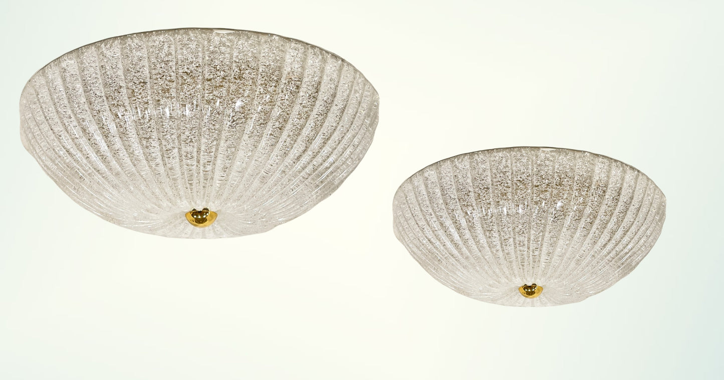Vistosi ceiling lamps, Set of 2, 1970s