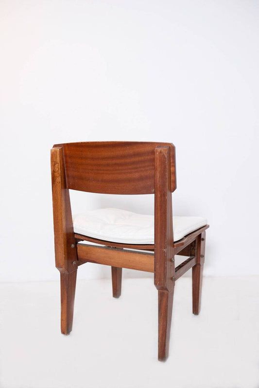 Six Chairs by Vito Sangiradi for Pallante store  Bari, 1950s