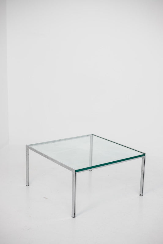Ross Little Model "LUAR" Thick Glass Coffee Table for ICF, 70s