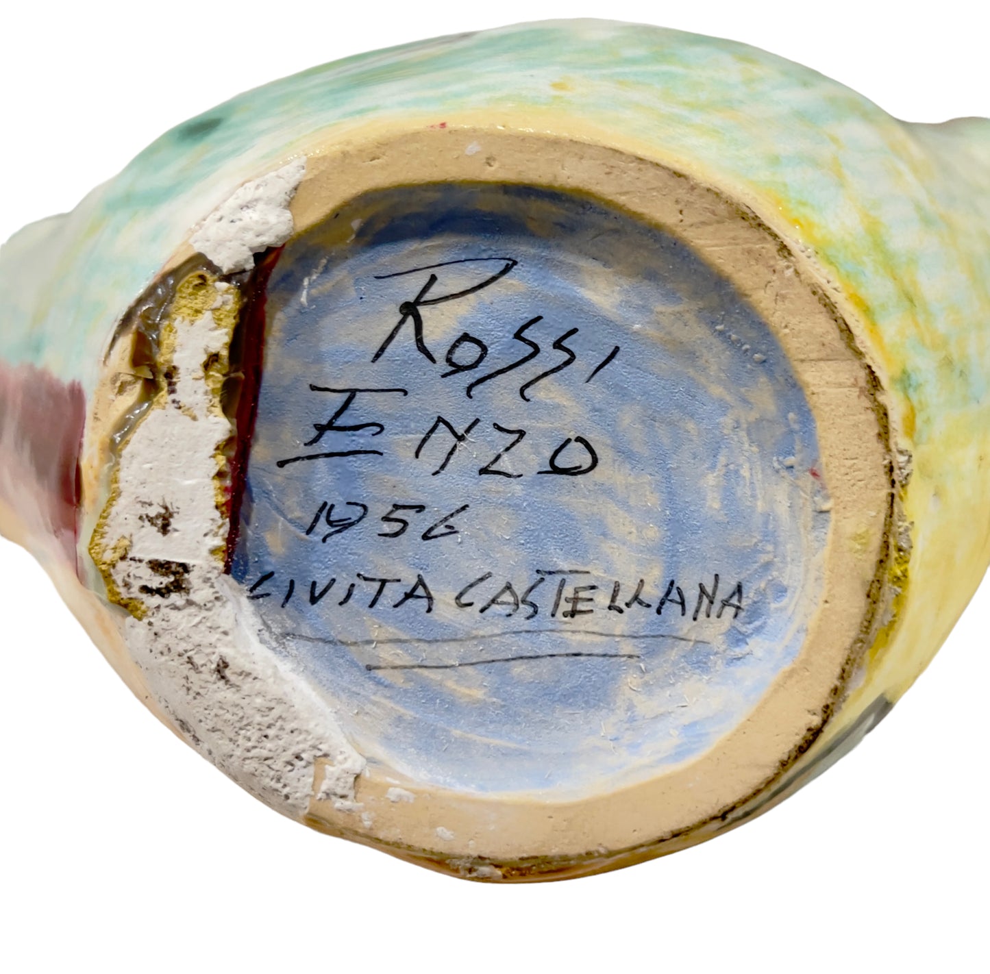 Ceramic Vase Enzo Rossi Civita Castellana, 1956
